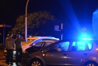 Zderzenie trzech samochodów w centrum Gniezna