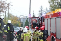 Pożar w banku PKO BP w Trzemesznie