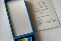 Dawid Jung uhonorowany Krzyżem Św. Jana Pawła II