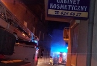 Pożar przy ul. Garbarskiej w Gnieźnie