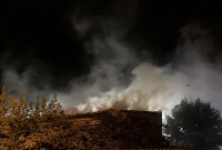 Pożar hali przy ul. Widnej w Gnieźnie
