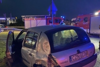 Wypadek w Trzemesznie! 25-letni Ukrainiec w szpitalu!