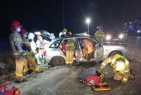 Wypadek na drodze do Skorzęcina! 4 osoby poszkodowane!