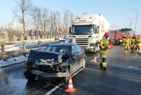 Kolejne auto rozbite na Trasie Zjazdu Gnieźnieńskiego