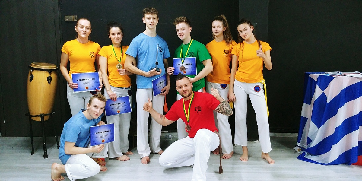 3 medale podczas I Otwartych Mistrzostw Grecji w Capoeira!