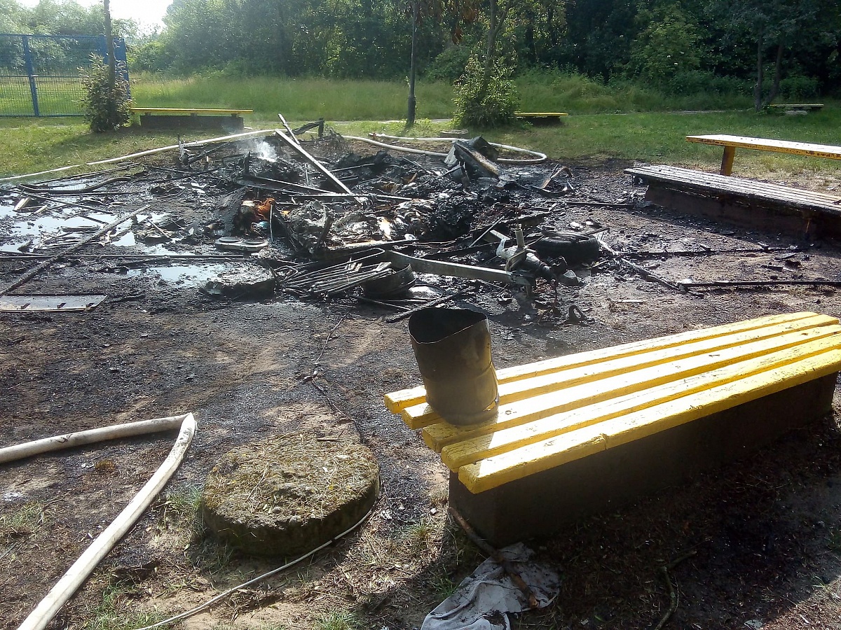 Kolejny pożar na terenie Ośrodka Wypoczynkowego w Skorzęcinie
