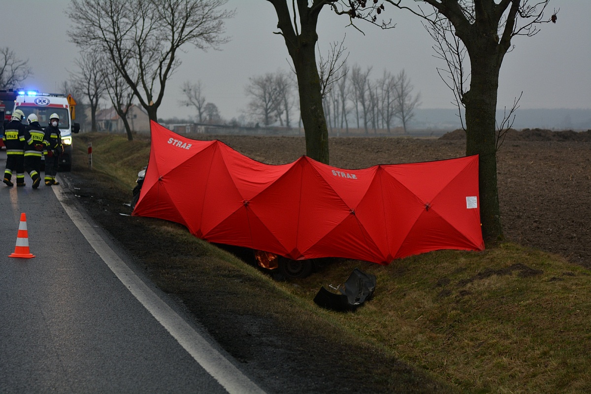 Tragiczny wypadek na trasie Gniezno - Września! Nie żyją 21-letni mieszkańcy naszego powiatu