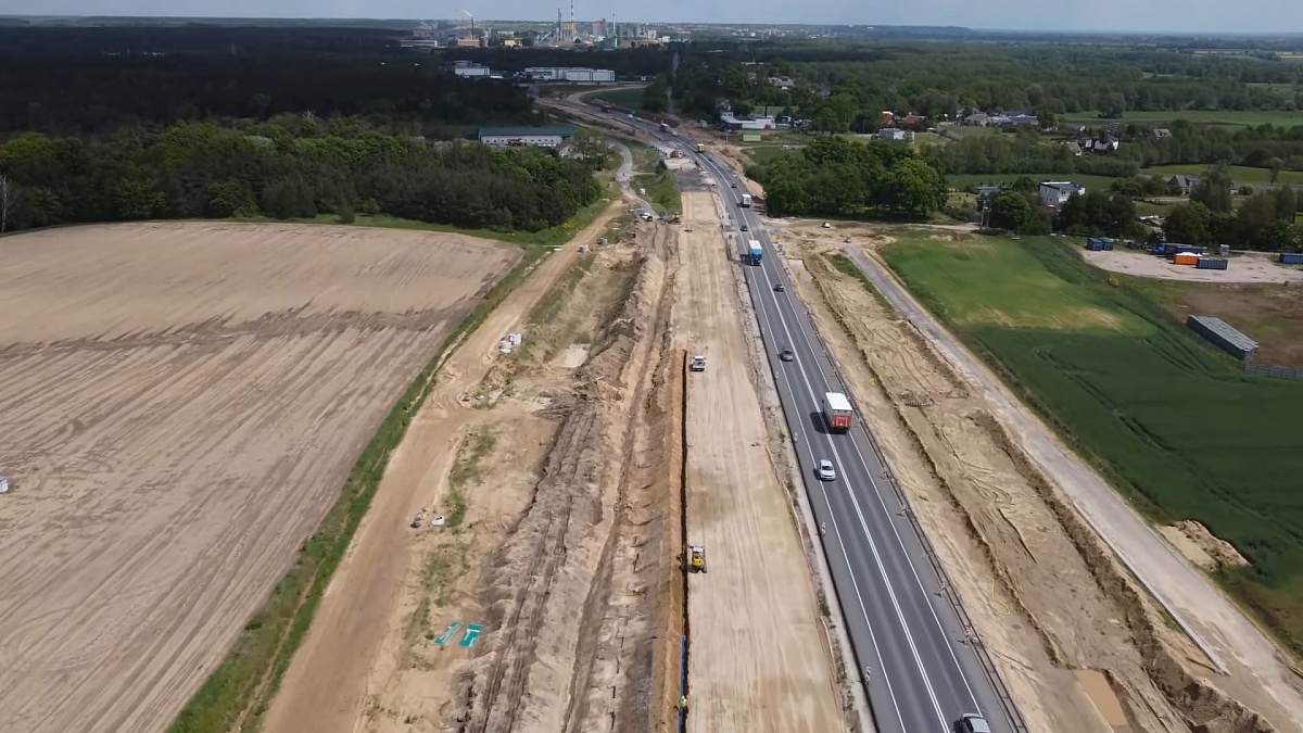 Budowa drogi ekspresowej S5 w województwie kujawsko-pomorskim idzie zgodnie z planem