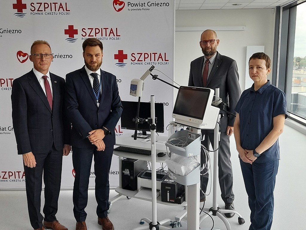 Nowy sprzęt zakupiony z miejskiego budżetu dla szpitala w Gnieźnie