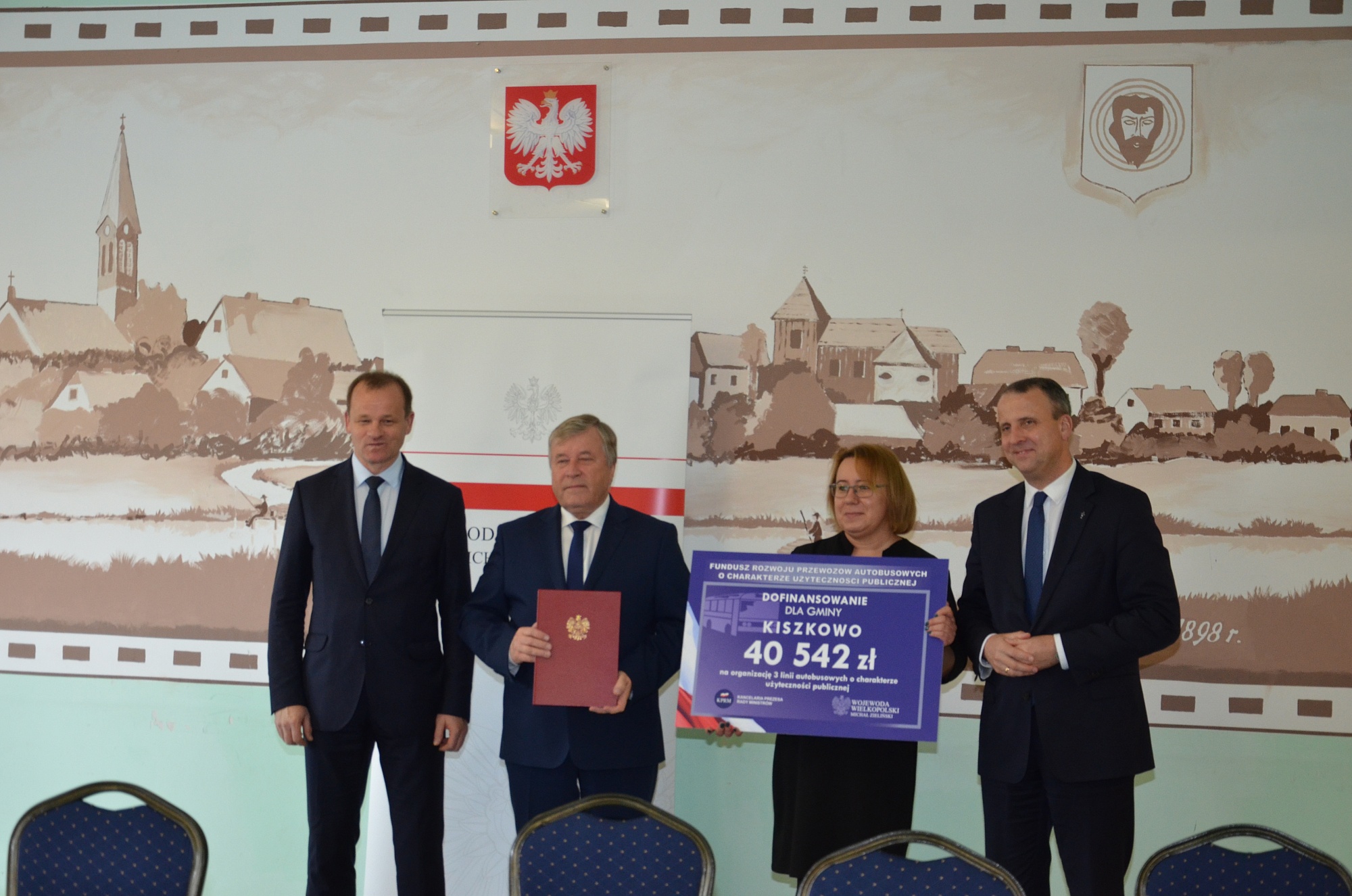 40 542 zł dofinansowania dla Gminy Kiszkowo od Wojewody Wielkopolskiego