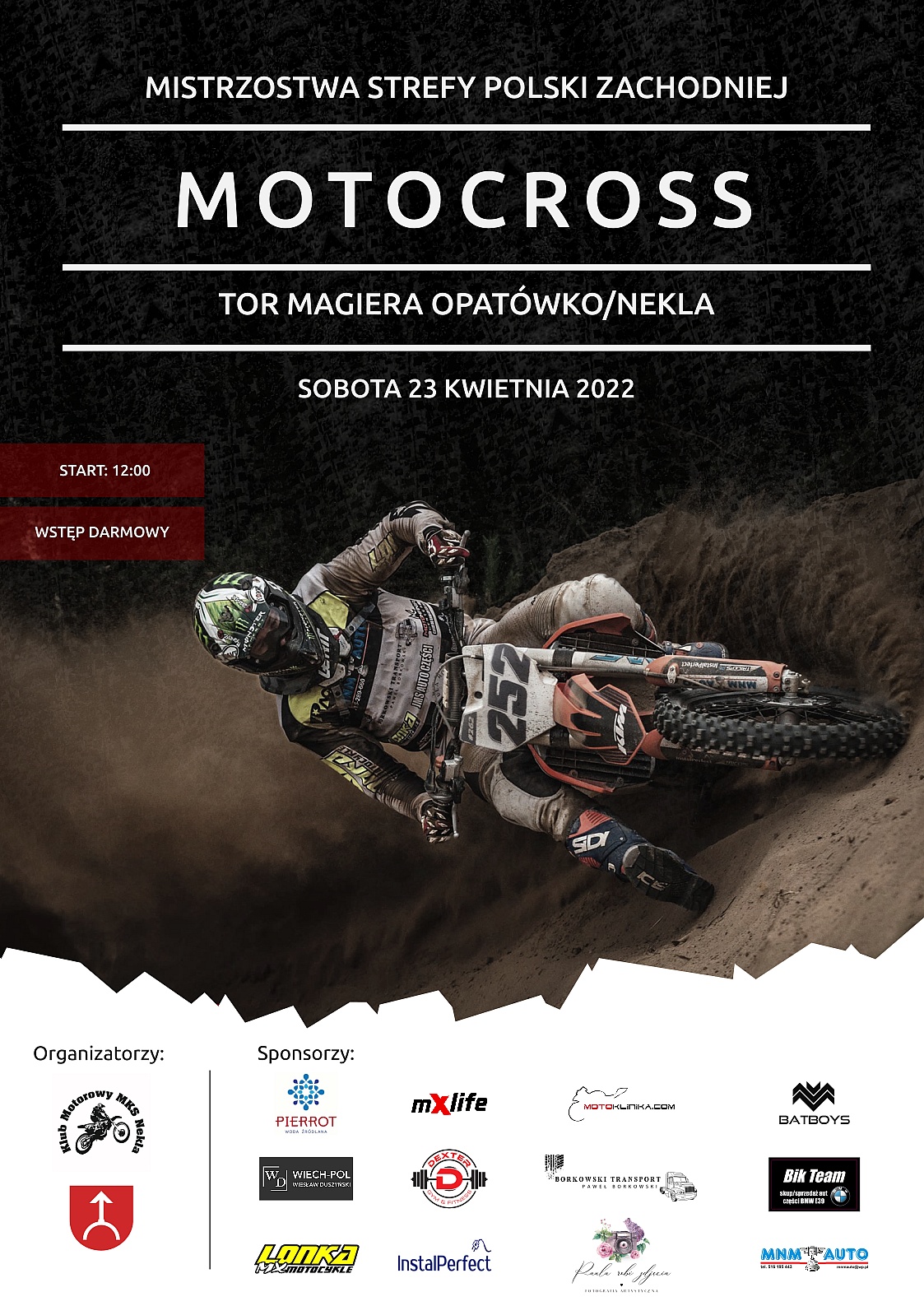 Już 23 kwietnia I runda Mistrzostw Strefy Polski Zachodniej w Motocrossie